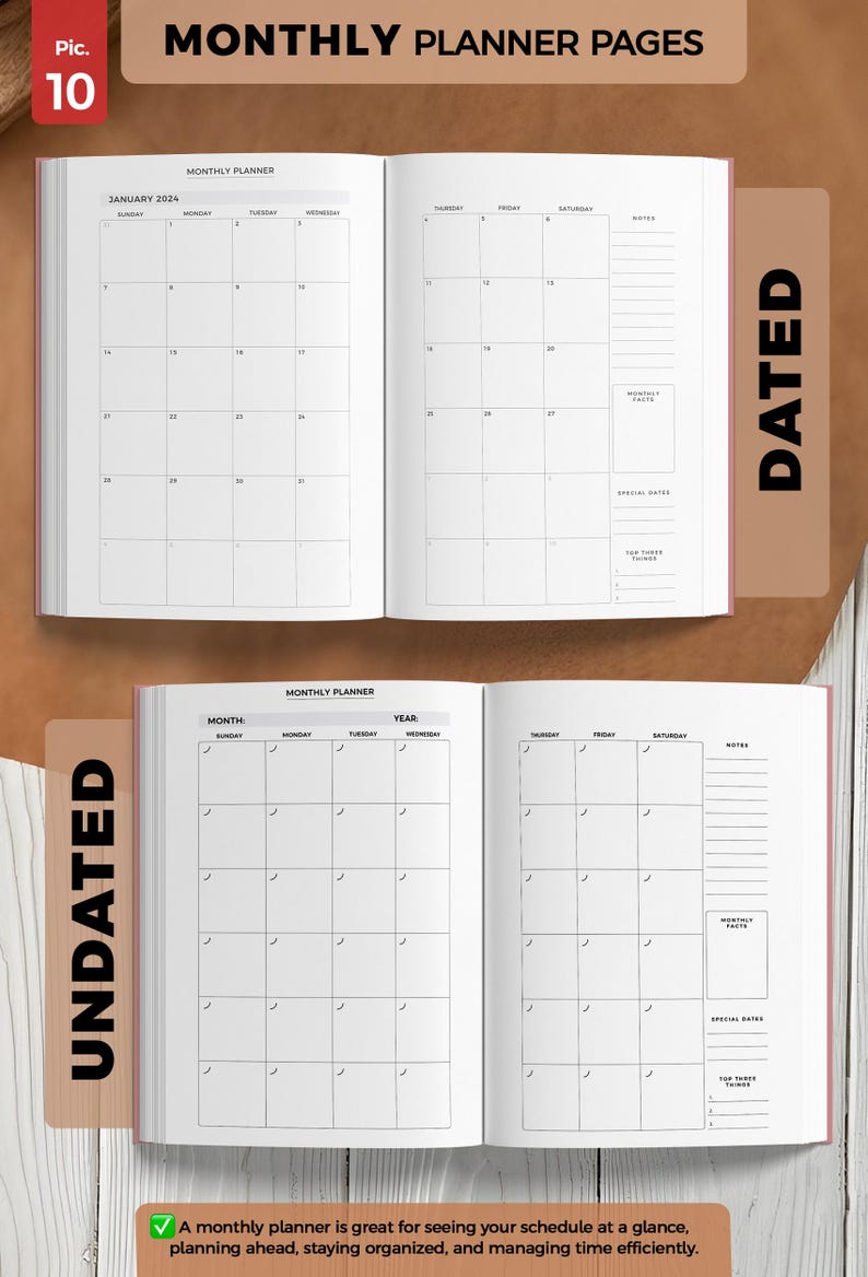 Personalized 2026-2027 Planner: Custom Agenda, Weekly Goals Journal imagen 10