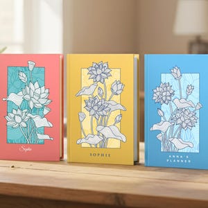 Personalized Weekly Planner 2026-2027 | Productivity & Goal Planner with Habit Tracker | Monday or Sunday Start