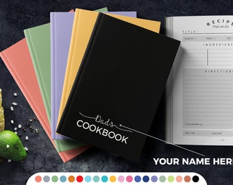 Personalized Recipe Book: Custom Cookbook, Family Keepsake