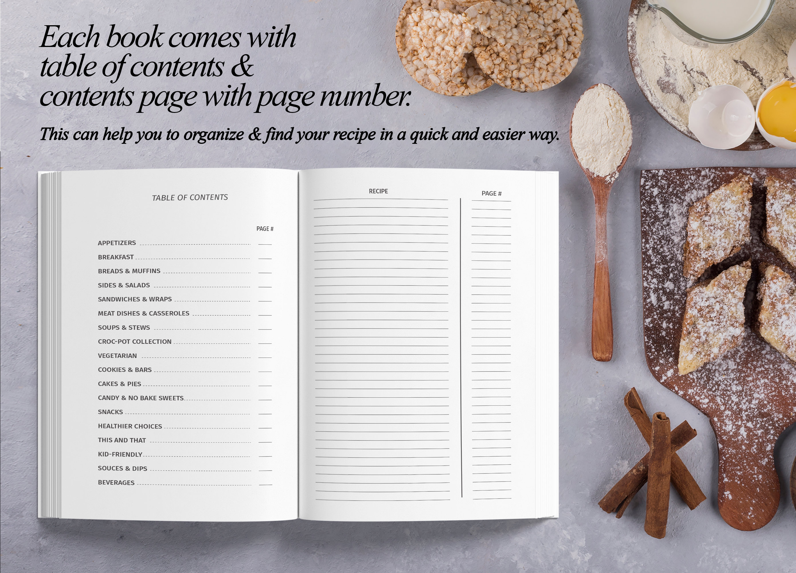 Personalized Recipe Book With Measurement Page. Write Your Own Etsy Australia