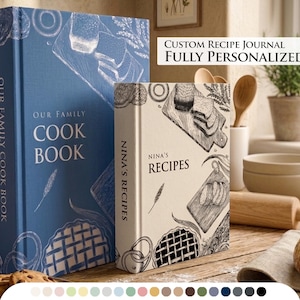 Personalized Recipe Book: Custom Kitchen Conversions, 400 Pages