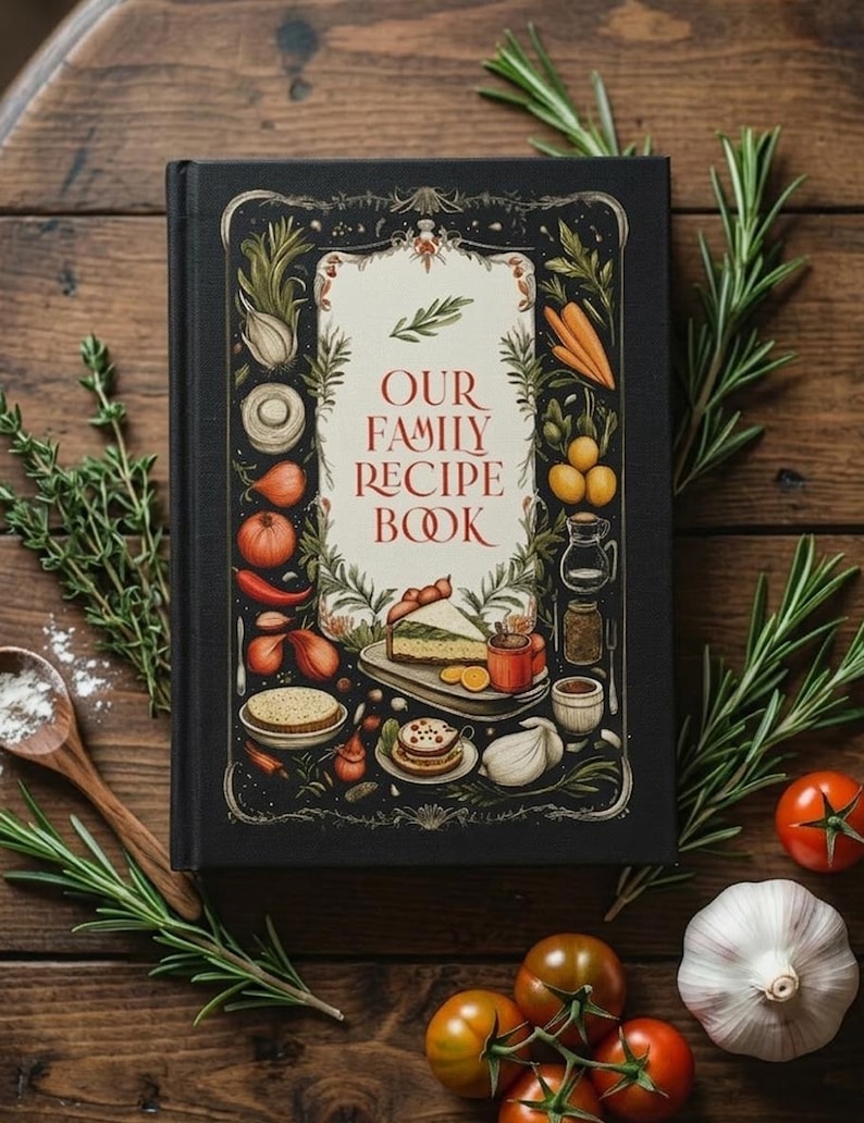 Personalized Recipe Journal: Family Recipe Book for 228+ recipes. Custom Blank Cookbook image 2