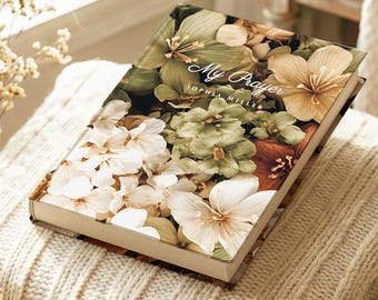Prayer Journal – Personalized Floral 6 Month Undated Bible Study Journal, Daily Devotional Journal, Christian Faith-Based Modern Planner