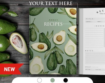 Write your own 228 recipes! Personalized recipe book with measurement page. custom gift for birthday, gift for friend, gift for mom and dad!