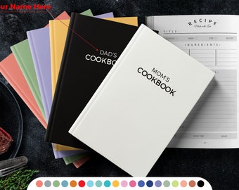 Personalized Recipe Book: Custom Family Cookbook, 228 Pages