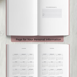 Personalized 2026-2027 Planner: Custom Agenda, Weekly Goals Journal imagen 12