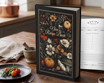 Personalized Recipe Book: Blank Custom Cookbook, Family Keepsake - 400 Pages Blank Recipe Journal