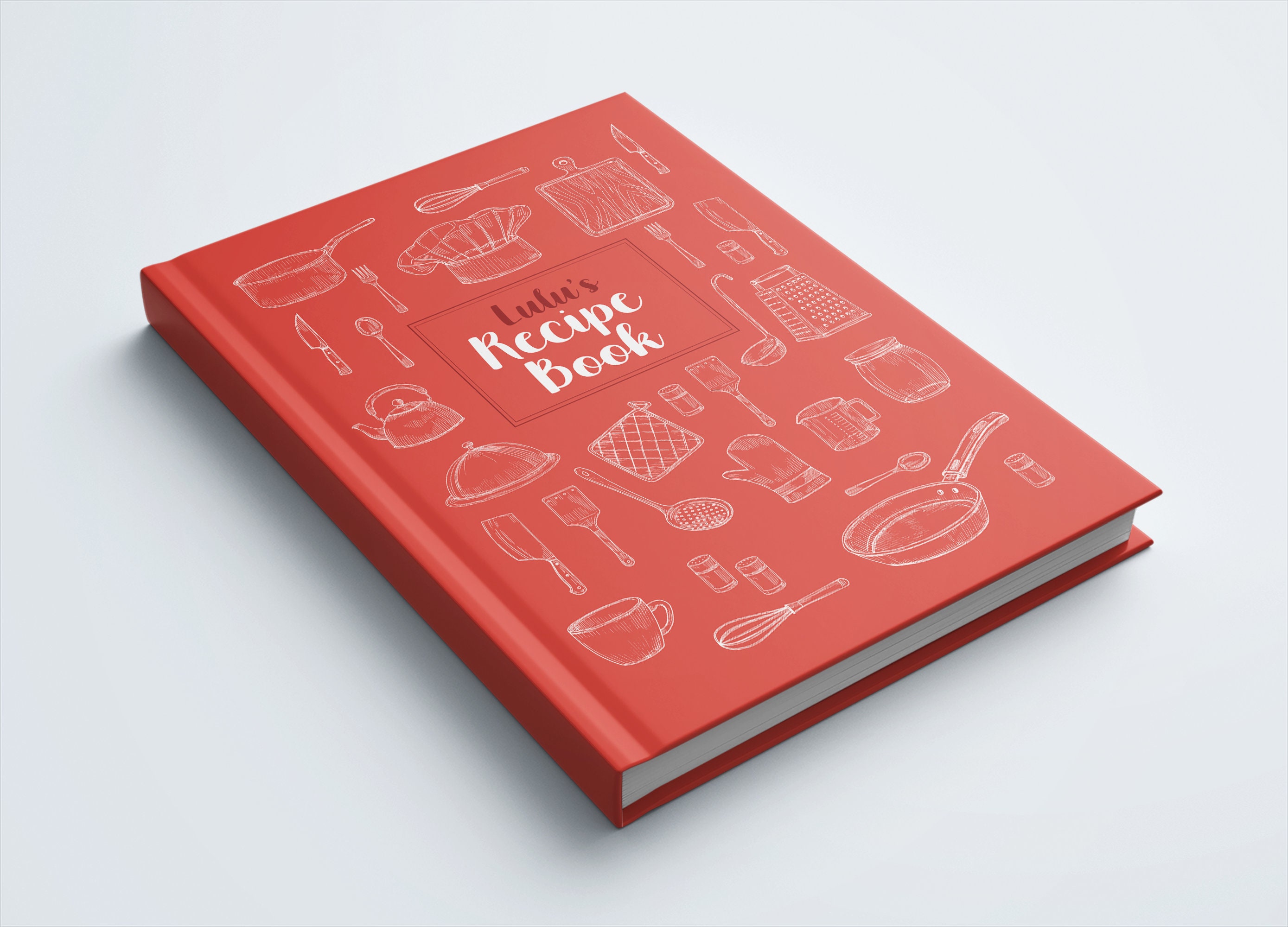 Personalized Recipe Book With Measurement Page. Write Your Own 228