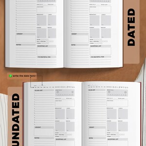 Personalized 2026-2027 Planner: Custom Agenda, Weekly Goals Journal imagen 9