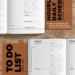 Personalized 2026-2027 Planner: Custom Agenda, Weekly Goals Journal imagen 8