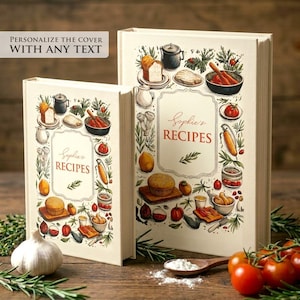 Personalized Recipe Book: Custom Cookbook for Family Recipes - 400 Pages
