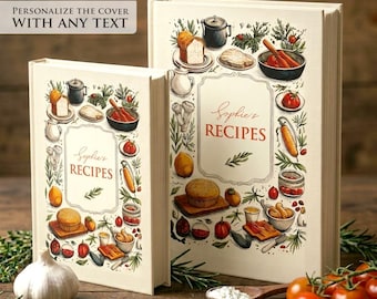 Personalized Recipe Book: Custom Cookbook for Family Recipes - 400 Pages
