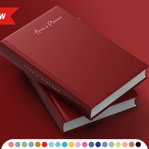 2025-2026 personalized daily/monthly planner, blank custom agenda, custom journal, notability and productivity planner, weekly goals planner