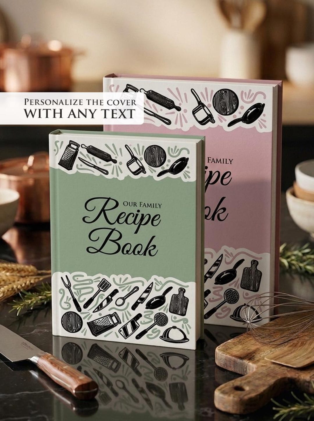 Personalized Recipe Book With Measurement Page. Write Your Own 228 ...