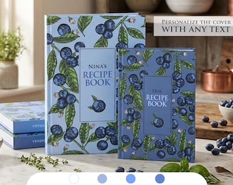 Personalized Recipe Book: Family Cookbook Gift, Blank Recipes Journal with 400 pages