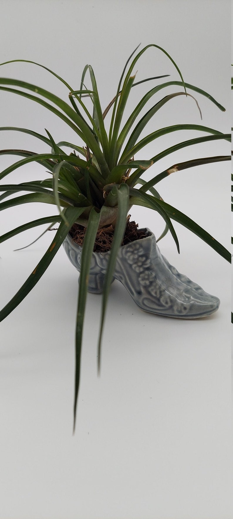 Planter Powder Room Accessory Small Vase Porcelain Shoe Figurine Shoe Collection Vinatge Ceramic Shoe Figurine