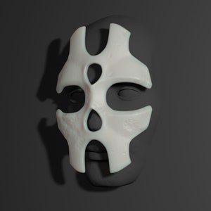 Symmetric Skull Mask - 3D STL File