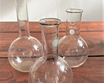Pojemniki szklane do apteki i chemii w stylu vintage, Florence