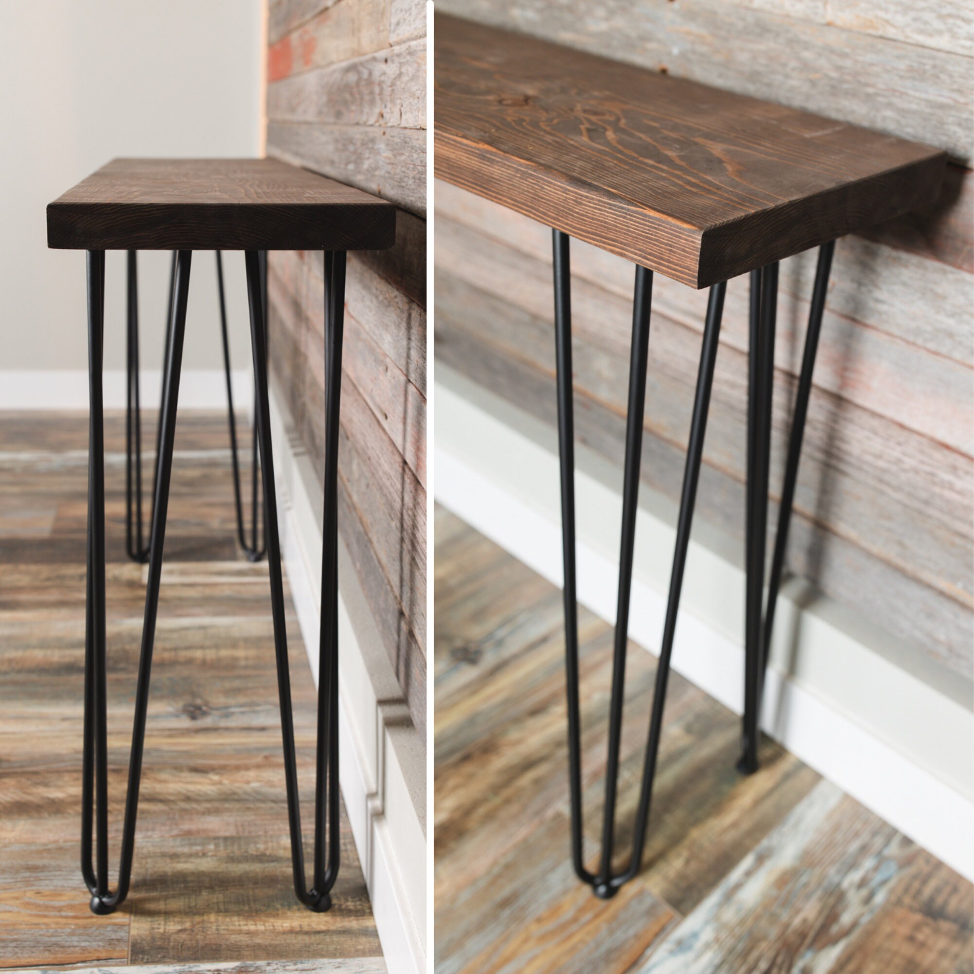 Entryway Table Console With Hairpin Legs Entryway Table Etsy