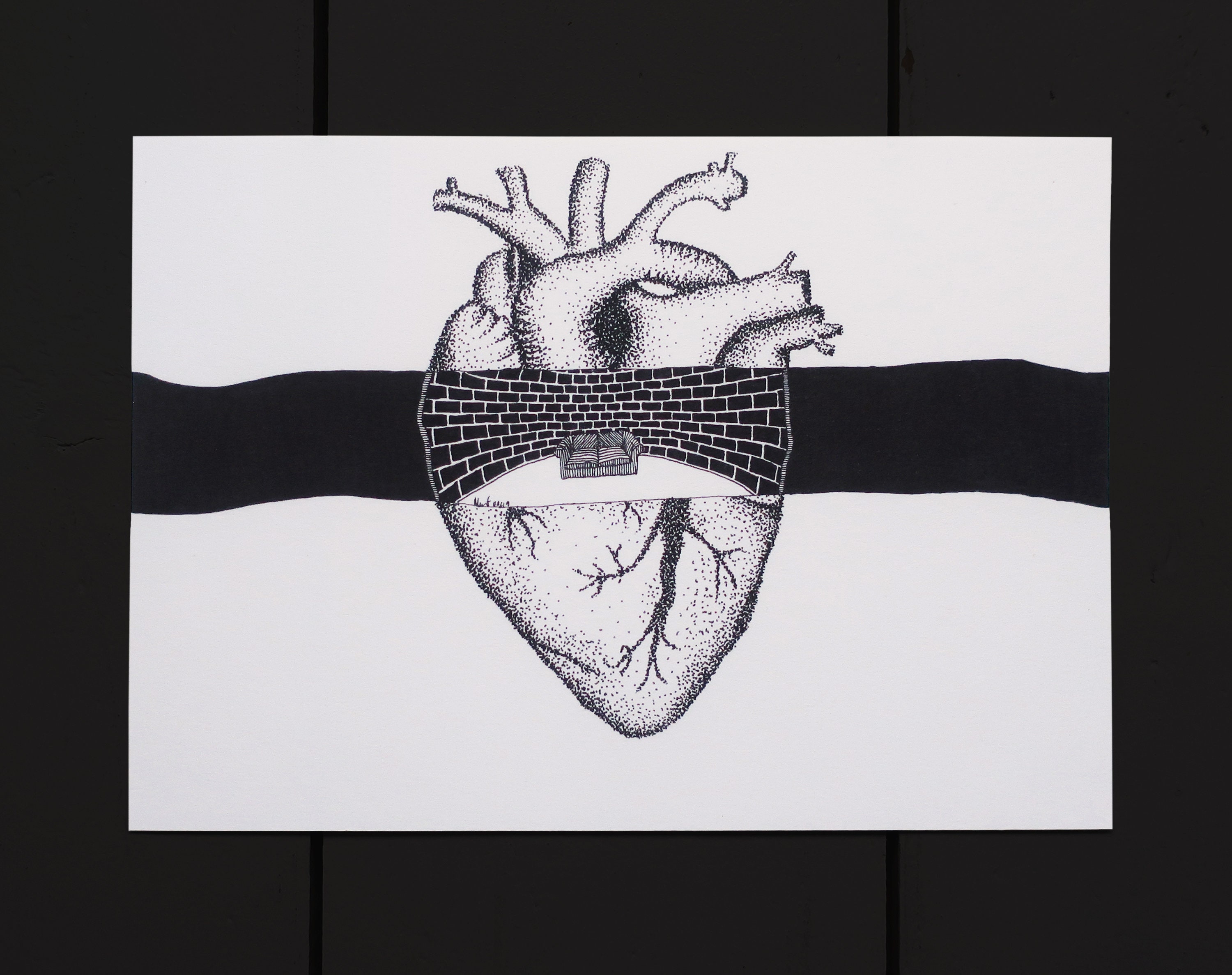 C'è un buco nel mio cuore A5 stampa Etsy