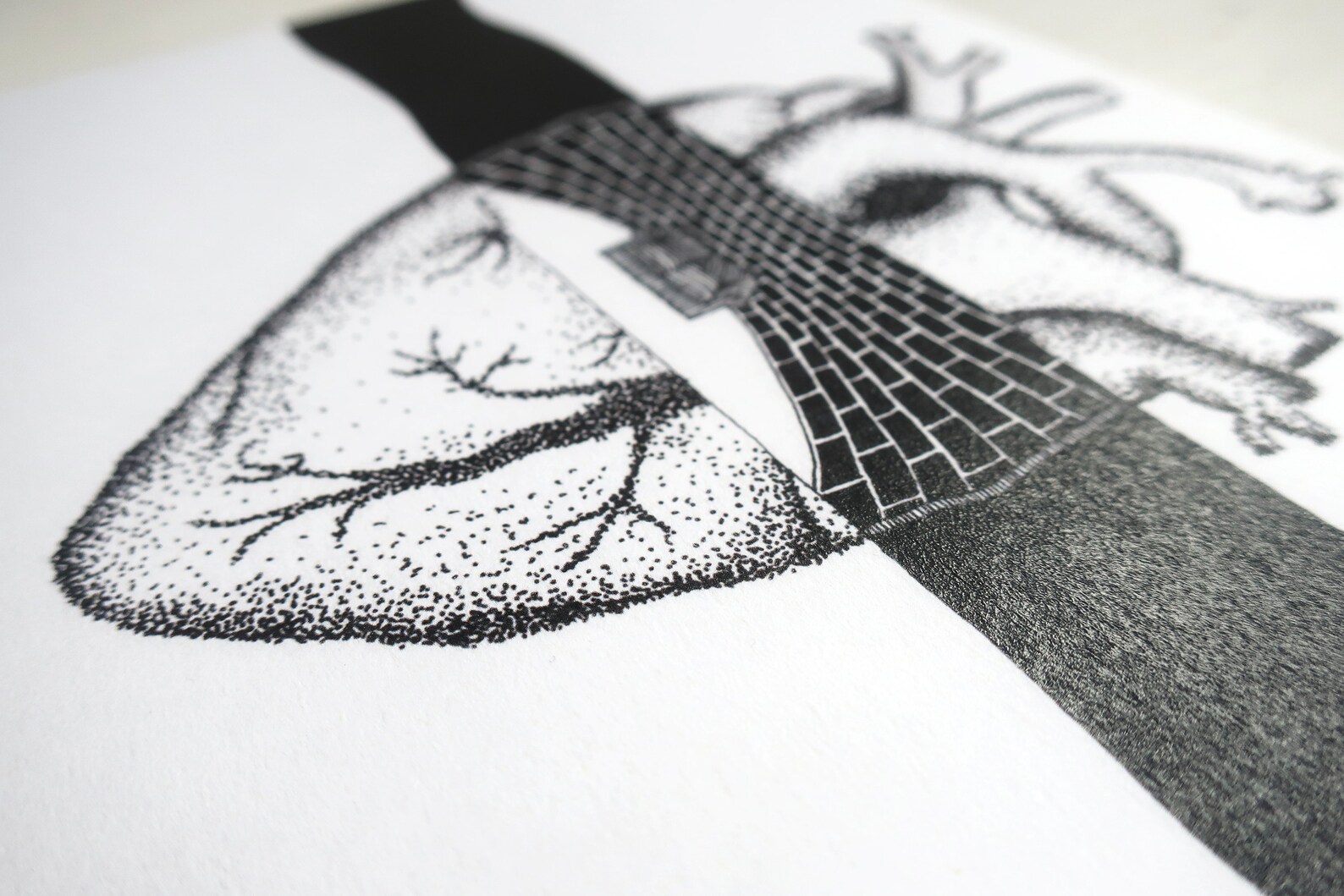 C'è un buco nel mio cuore A5 stampa Etsy