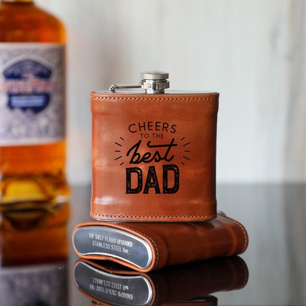 Custom Flask for Dad, Gift for Dad Flask, Custom Flask, Flask for Dad, Gift for Him, Personalized Gift for Him, Gift for Husband