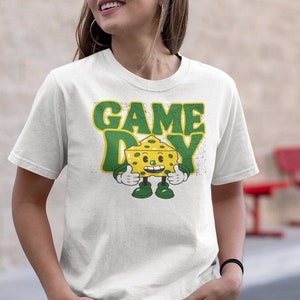 Green Bay Game Day T-shirt, Packer Tee, Vintage Unisex Top, Football Fan Apparel, Casual Tee, Comfortable Tee, Cheese Head Crewneck