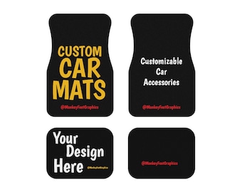 Custom Car Floor Mats: Set of 4, Personalized Interior Décor