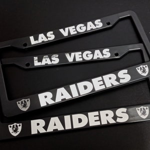 Las Vegas Raiders Embossed License Plate Frame - Auto Accessories