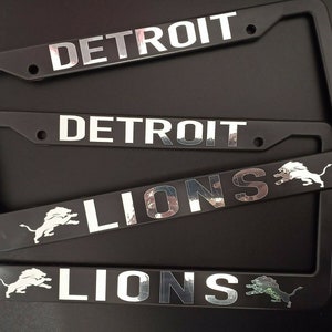 Detroit License Plate 