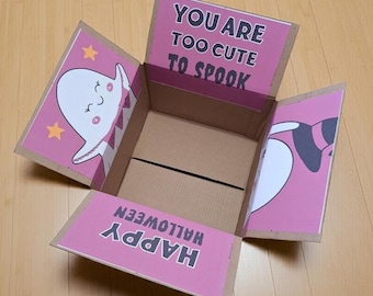 Halloween Care Package, Personalized Sticker Box