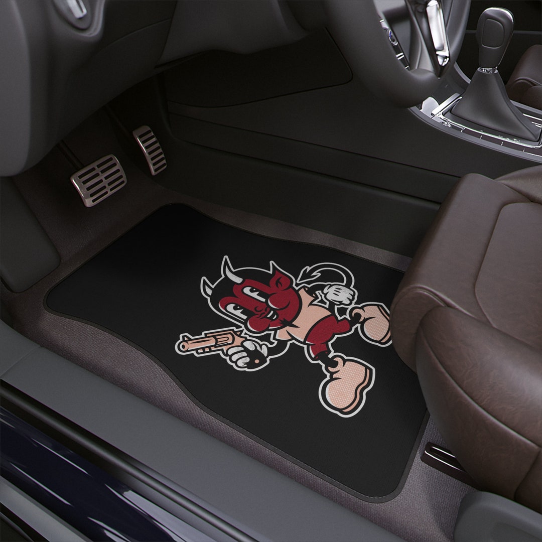 Retro-style 70s Car Floor Mats Custom Vehicle Van Truck Mats Cool Cute