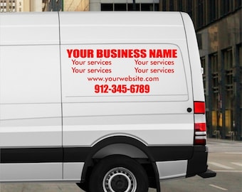 Details about Personalised Car Van Custom Sticker Vinyl Decal Design Business Logo Advertise Details about Personalised Car Van Custom Sticker Vinyl Decal Design Business Logo Advertise