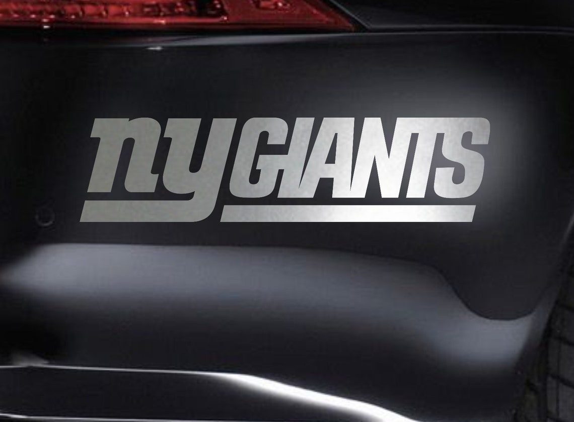 New York Giants Vinyl Car Truck Decal Window Sticker Etsy