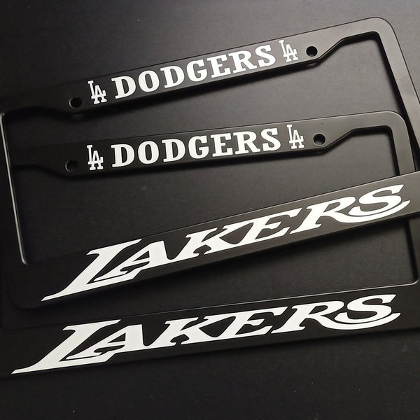 Dodgers License Plate Frame Etsy