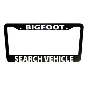 Bigfoot Search fordonets registreringsskyltram - rolig bildekor