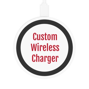 Benutzerdefinierte Wireless Smartphone Ladegerät iPhone, Android Lade Pad 5W Wireless Personalisierte Geschenke