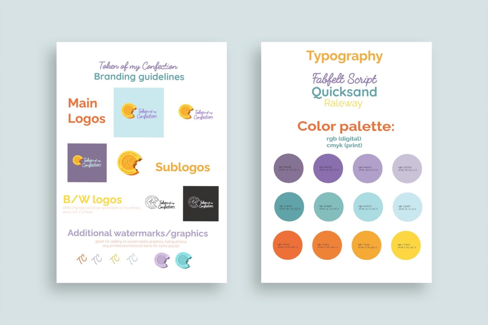 Branding kits for business graphic design services custom Etsy