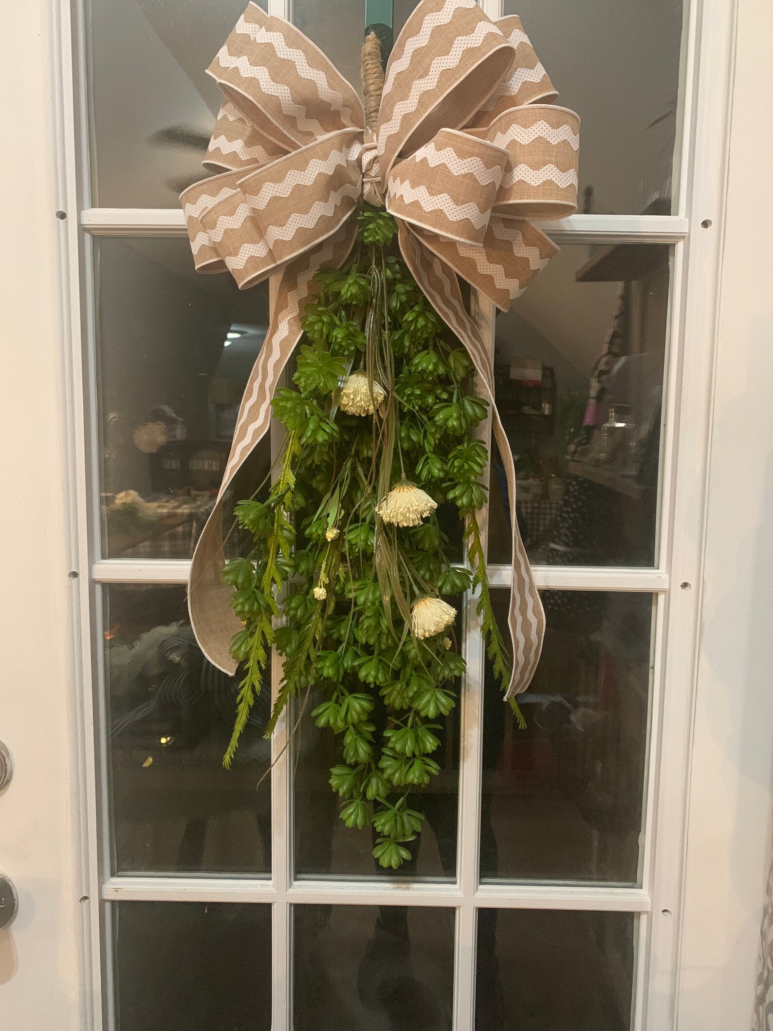 28 Teardrop door swag Etsy