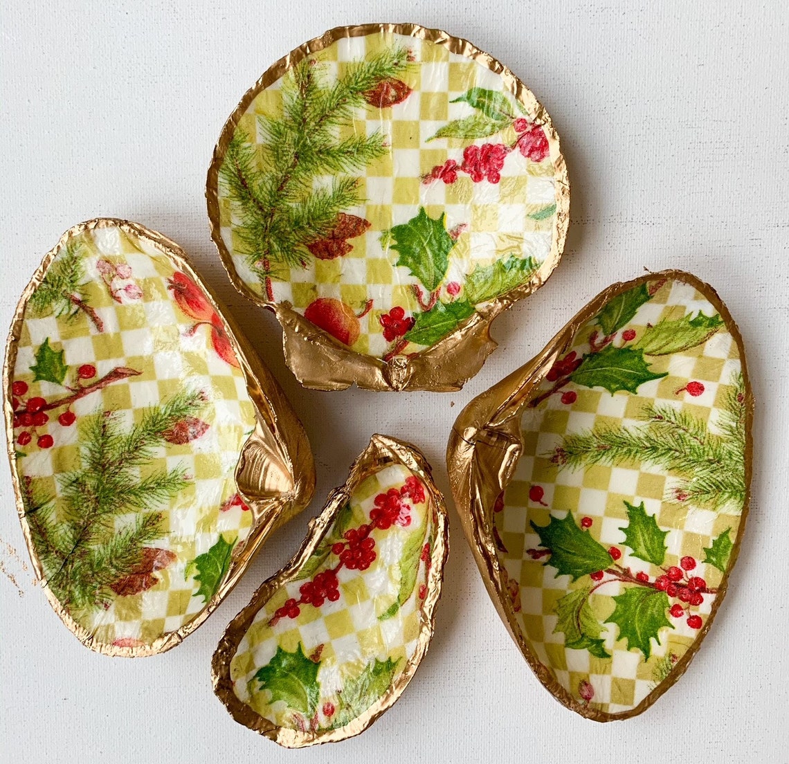 HOLIDAY Pattern Shells - Etsy