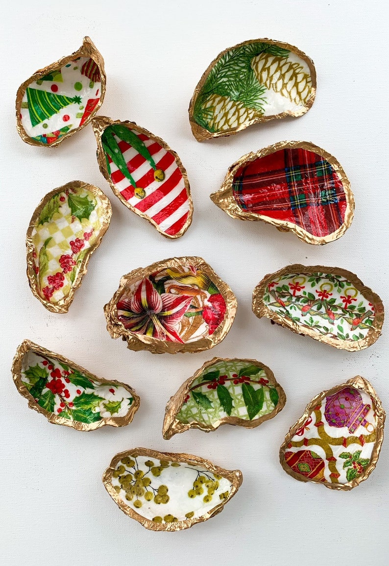 Holiday Shell Designes HOLIDAY Pattern Shells - Etsy