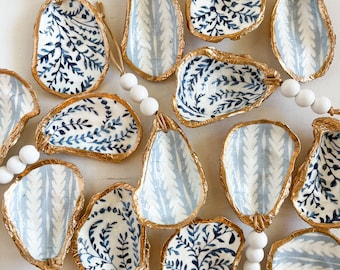 Serena & Lily Inspired Oyster Ornaments | Christmas Ornaments | Wine Bottle Charm | Hosting Gift