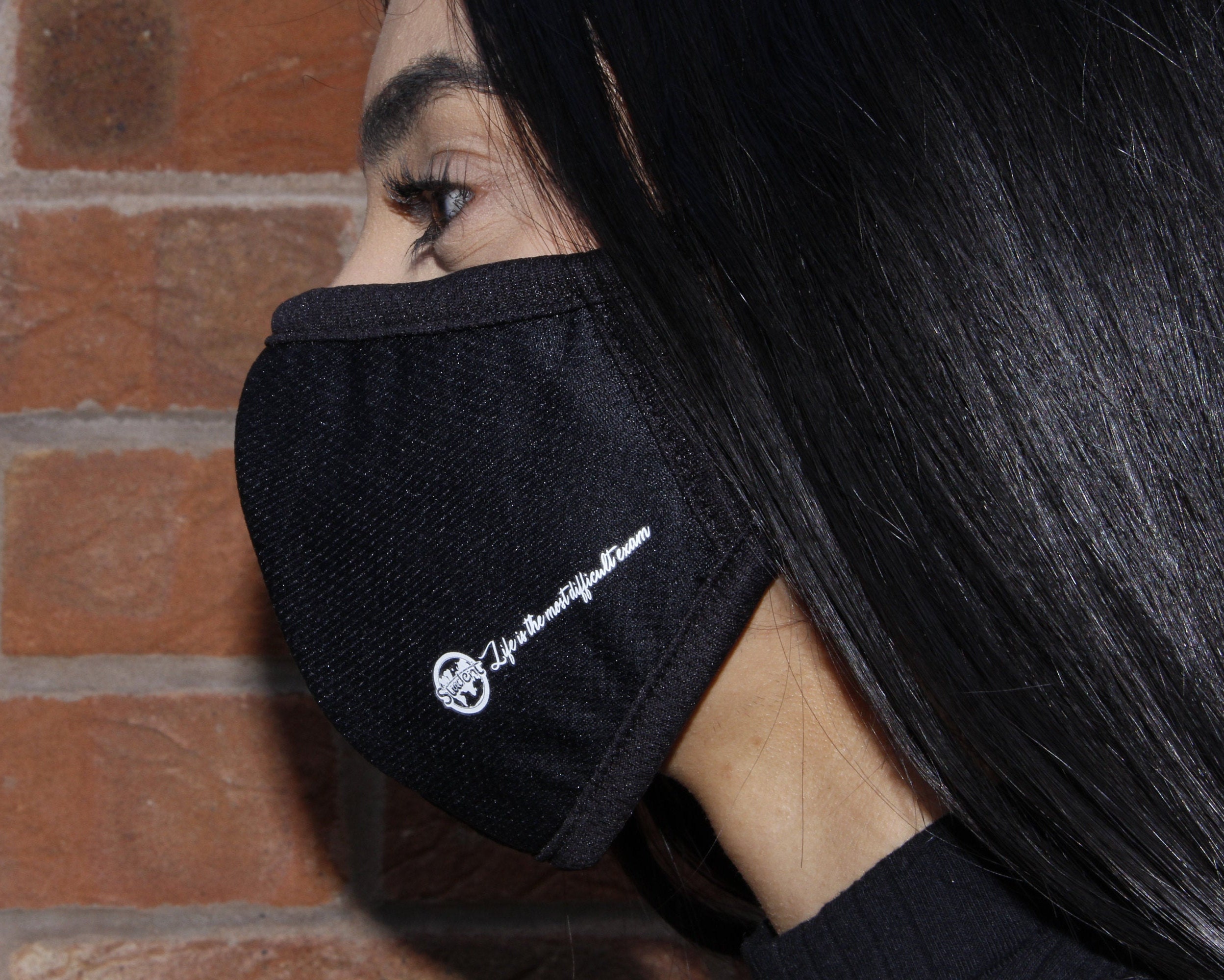 Face Mask Logo and Tagline Print Etsy