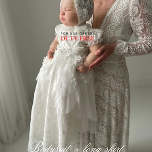 Christening dress, Baptism dress, baptism gown, christening gown, christening dress for baby girl, baby girl baptism dress