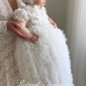 Christening dress, baptism dress for baby girl, baptism gown, baby lace dress, baptism outfit, christening gown, heirloom christening dress