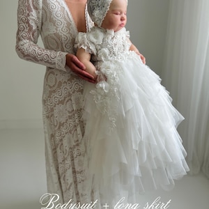 Christening dress, baptism dress, baptism gown, lace christening dress, baptism dress for baby girl, heirloom christening gown, baptism set