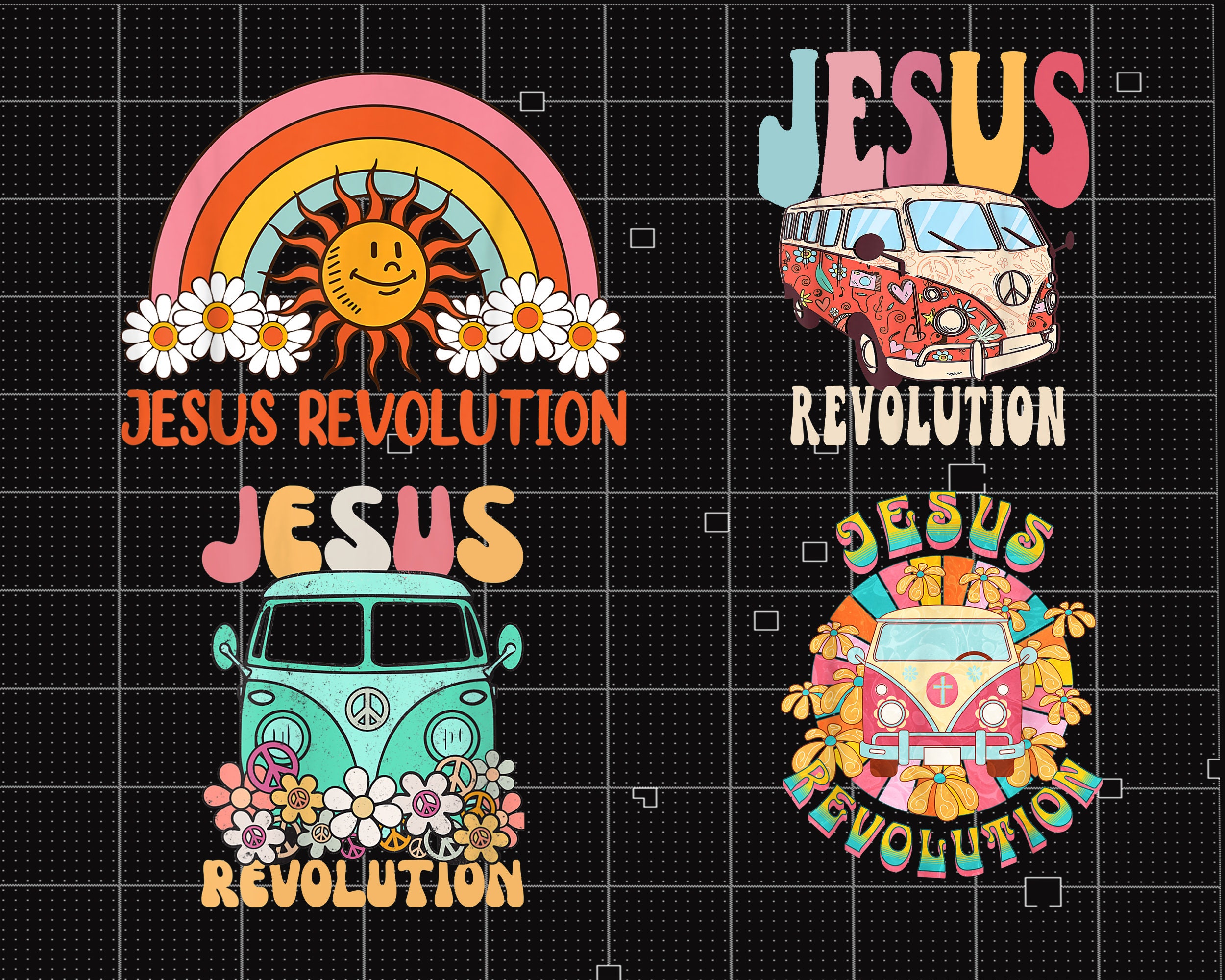 Jesusrevolution Png Christian Faith Based Jesus Png Digital Etsy