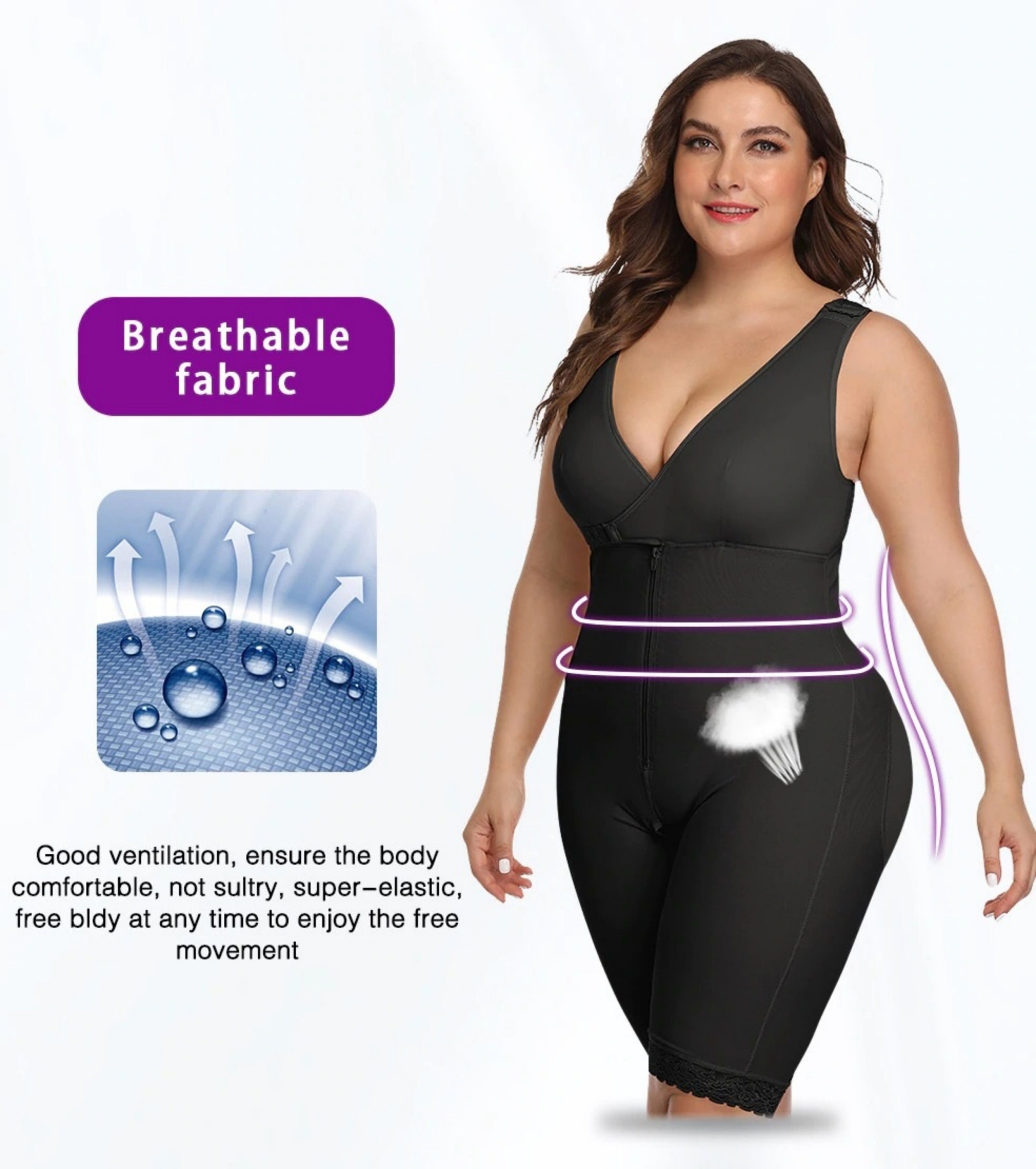 Bodysuitx for Women Waste Trainer Full Body Binders Shapers Etsy