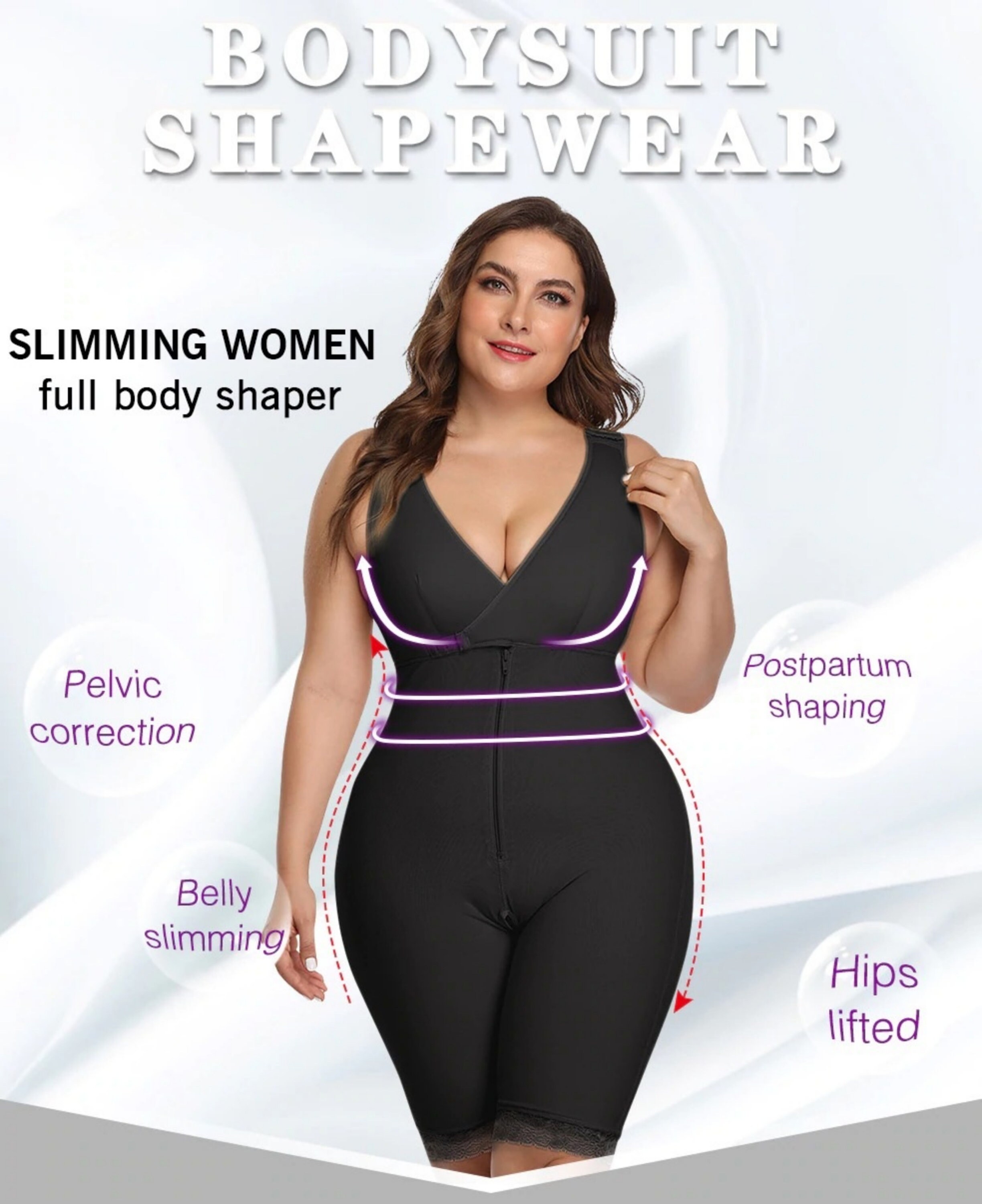 Bodysuitx for Women Waste Trainer Full Body Binders Shapers Etsy