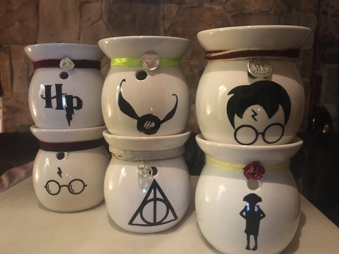 Harry Potter themed wax melt burners Etsy